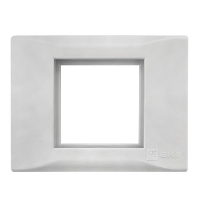 Рамка+суппорт 2 модуля (1 пост) для парапетного кабельного канала EKF C-Line