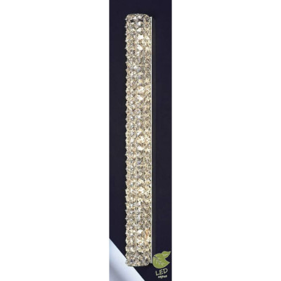 LUSSOLE STINTINO Бра, цвет основания - хром, плафон - стекло (цвет - прозрачный), 5x5W G9, GRLSL-8701-05