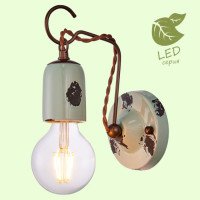 LUSSOLE VERMILION Бра, цвет основания - синий, 1x10W E27, GRLSP-8158