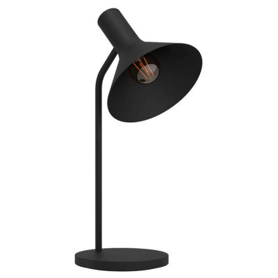 390221 Настольная лампа MORESCANA, 1X28W (E27), H495, сталь, черный