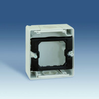 Simon Коробка 1-местная, серый, S44A, серый, 4400751-035