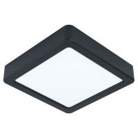 99255 Светодиод. накладной светильник FUEVA 5, 10,5W (LED), 160х160, H28, 1350lm, 4000K, сталь, черн