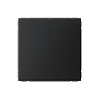 GAL001051 - ARTGALLERY 2-клавишный ВЫКЛЮЧАТЕЛЬ, сх.5, 10АХ, механизм, КАРБОН, Systeme Electric