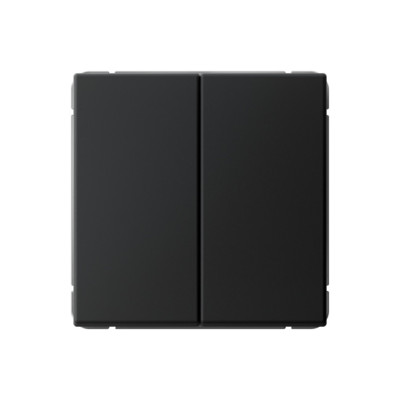 GAL001051 - ARTGALLERY 2-клавишный ВЫКЛЮЧАТЕЛЬ, сх.5, 10АХ, механизм, КАРБОН, Systeme Electric