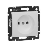 Legrand Розетка без заземления - Legrand Valena - без шторок 16А 250В винтовые зажимы - белый, 774416 Legrand Розетка без заземления - Legrand Valena - без шторок 16А 250В винтовые зажимы - белый, 774416