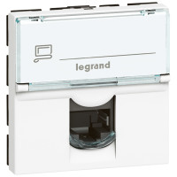 Legrand Розетка RJ 45 - Программа Mosaic - категория 6 - FTP - 2 модуля - белый, 076565 Legrand Розетка RJ 45 - Программа Mosaic - категория 6 - FTP - 2 модуля - белый, 076565