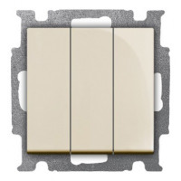 ABB BJB Basic 55 Беж Выключатель 3-клавишный, 16А