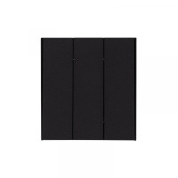 Выключатель STRONG 3 кл 10А с/у антрацит KRANZ, KR-78-0707-5