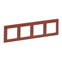 Legrand Valena LIFE.Рамка "Терракота".4-постовая универсальная, 754074