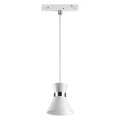 Novotech 358407 SHINO NT20 043 белый/хром Трековый св-к для низков.шинопровода IP20 LED 4000K 10W FLUM