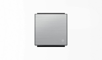 8504.2 AI - Клавиша для 1-клавишных выключателей/переключателей/кнопок с символом СВЕТ, серия SKY, цвет нержавеющая сталь - 2CLA850420A1401