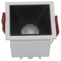 Downlight Alfa LED Встраиваемый светильник, цвет: Бело-черный 10W