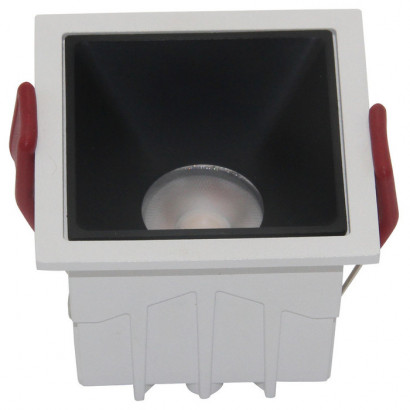Downlight Alfa LED Встраиваемый светильник, цвет: Бело-черный 10W