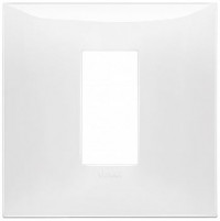 Vimar Накладка на 1 модуль центрально для коробки на 2 модуля, белая, 09661.01