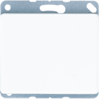 Крышка глухая с опорным кольцом; белая, SL561BWW