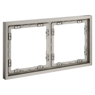 Рамка пластиковая VOLTUM S70 на 2 поста, (кашемир), VLS100203