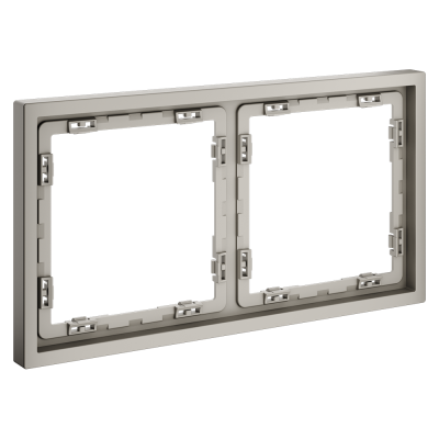 Рамка пластиковая VOLTUM S70 на 2 поста, (кашемир), VLS100203