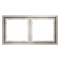 Рамка пластиковая VOLTUM S70 на 2 поста, (кашемир), VLS100203