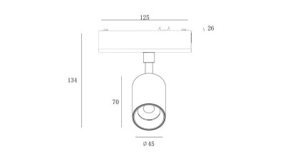 Светильник трековый SL-SLIM-SPBL-10-CCT 48В 10Вт 2700-6000К SWG PRO черн. DesignLed 00-00022086