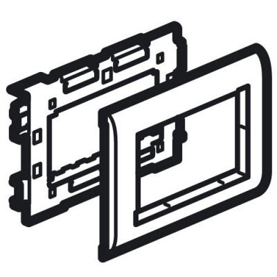 Суппорт Mosaic - 4 модуля - для кабель-каналов Metra 160x50