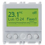 Vimar Хронотермостат электронный 120V-230V, серебро, 14445.SL