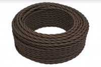 Bironi Провод 3*0,75 Коричневый (матовый) 20м, B1-432-72-20