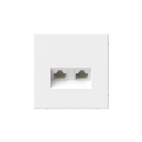 GAL001385 - ARTGALLERY РОЗЕТКА двойная компьютерная RJ45+RJ45, кат. 5е, механизм, ЛОТОС, Systeme Electric GAL001385 - ARTGALLERY РОЗЕТКА двойная компьютерная RJ45+RJ45, кат. 5е, механизм, ЛОТОС, Systeme Electric