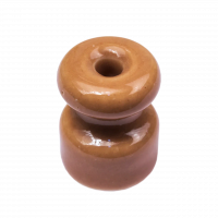 Bironi Изолятор для наружного монтажа R, керамика, цвет бронза  (50 шт/уп), R1-551-025-50