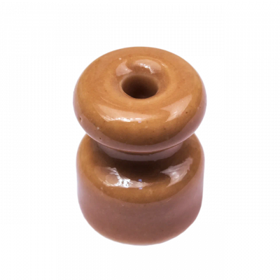 Bironi Изолятор для наружного монтажа R, керамика, цвет бронза  (50 шт/уп), R1-551-025-50