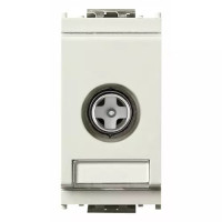 Vimar Розетка TV концевая 1DB "папа" белая, 16306.01.B