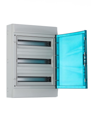 65P18X32A - Бокс настенный 54М прозрачная дверь Mistral65 (с клемм)