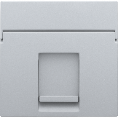 Niko Серебро Накладка на розетку RJ, 121-65100