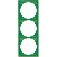 Рамка для инсталляции в кабельных каналах, 3-кратная; зеленая, CD583KGN