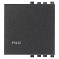 Vimar Клавиша на 2 модуля с симв "PRESS", серая, 19022.PS Vimar Клавиша на 2 модуля с симв "PRESS", серая, 19022.PS
