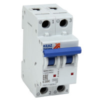 КЭАЗ OptiDin BM63 Автоматический выключатель 2P 1A B 6кА DC (BM63-2B1-DC-УХЛ3)