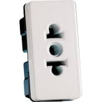 FD16190 Fede Fede Розетка 2К+З 16А 250В~ узкая, белая