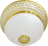 FD1060SOP Fede BILBAO Светильник потолочный с плафоном , Gold White Patina