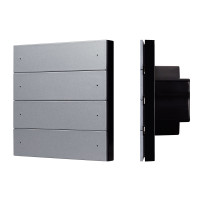 INTELLIGENT ARLIGHT Кнопочная панель SMART-DMX512-801-22-8G-8SC-DIM-IN Grey (230V, 2.4G) (IARL, IP20 Пластик, 5 лет), 039315