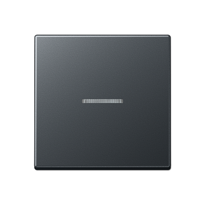 Клавиша для KNX кнопки, 1 группа, с окошком; термопласт; матовый антрацит, A101KO5BFANM