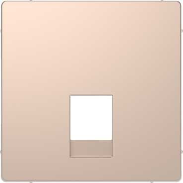 D-Life Накладка для розетки 2-ной RJ11/RJ12, шампань