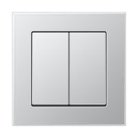 Jung Выключатель 2-клавишный,  серия A 550