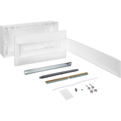 137605 Пластиковый щиток Legrand Practibox S, навесной, цвет двери "Белый", 1X22