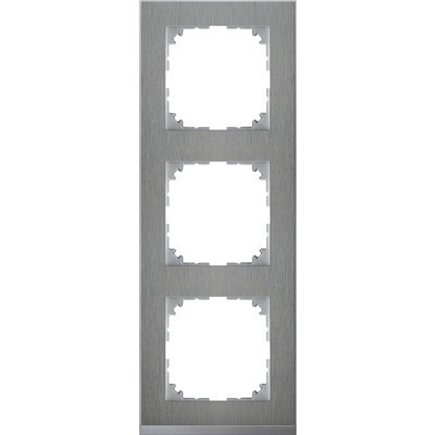 MTN4030-3646 - Schneider Electric Merten SM M-Pure Decor Нерж.сталь/Алюминий Рамка 3-ая, Schneider Electric