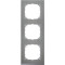 MTN4030-3646 - Schneider Electric Merten SM M-Pure Decor Нерж.сталь/Алюминий Рамка 3-ая, Schneider Electric
