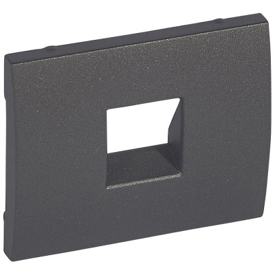 Legrand Лицевая панель - Galea Life - для телефонной розетки RJ11 и RJ ISDN - Dark Bronze, 771295