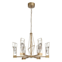 ST LUCE SL815.203.06 Люстра подвесная ST-Luce Матовое золото/Матовое золото, Прозрачный LED 6*8W 4000K