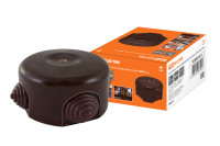 Коробка распаячная фарфоровая D7,8х4,5см «ЭКО» бук TDM Electric, SQ2802-0013