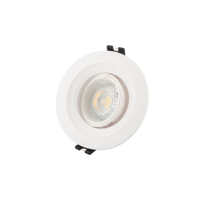 Denkirs DK3029-WH Встраиваемый светильник, IP 20, 10 Вт, GU5.3, LED, белый, пластик