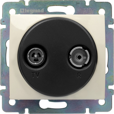 Legrand Розетка TV-FM - Legrand Valena - "звезда" - слоновая кость, 774332