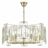 Evoluce SLE103403-07 Светильник подвесной Шампань/Прозрачный E14 7*40W